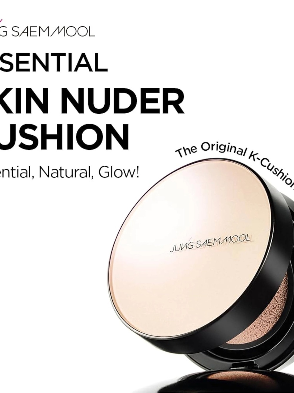 JUNG SAEM MOOL Essential Skin Nuder Cushion ~ Fair Light w/ SPF 50 ~ NWOB ~ Read